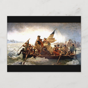Washington som korsar Delaware Vykort