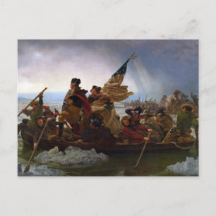 Washington som korsar Delaware Vykort