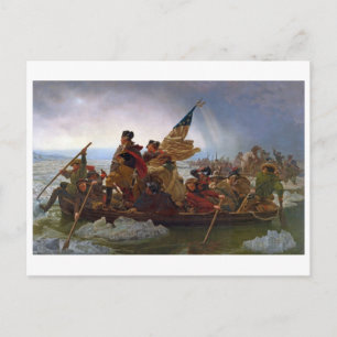 Washington som korsar floden Delaware Vykort