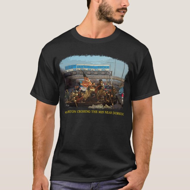 Washington som korsar M25en Tee Shirt (Framsida)