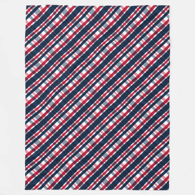 Washington Sportfantast Blue White Red Play Fleecefilt (Framsidan)