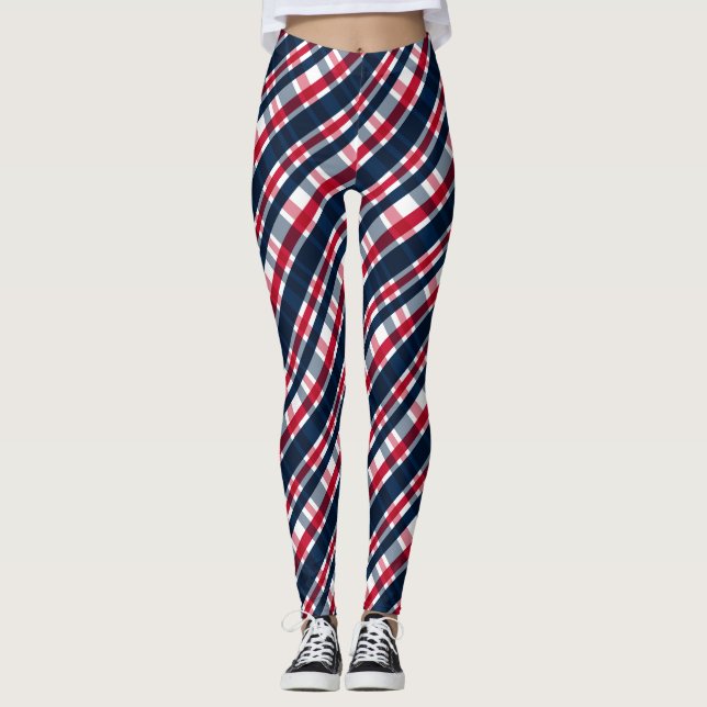 Washington Sportfantast Blue White Red Play Leggings (Framsida)