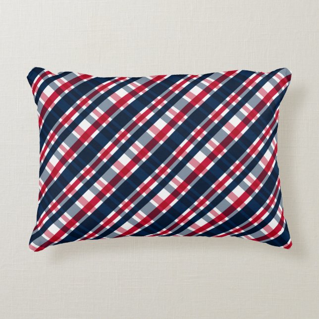 Washington Sportfantast Blue White Red Play Prydnadskudde (Framsidan)