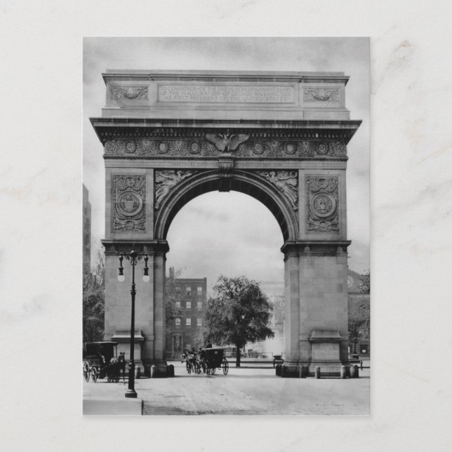 Washington Square Arch Vykort (Framsida)