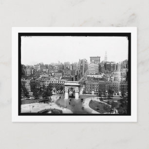 Washington Square, New York-Vintagen Vykort