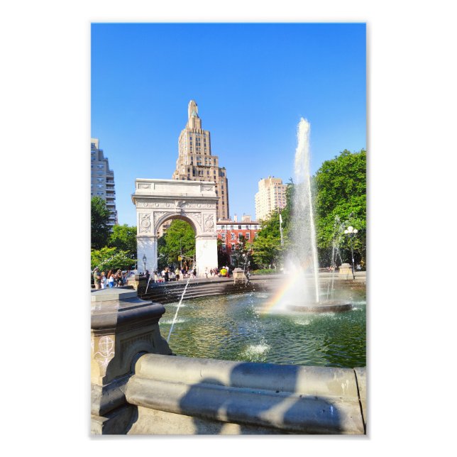 Washington Square Park Affisch New York City Foto (Framsidan)