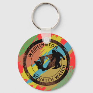 Washington Squatch klocka Nyckelring