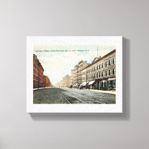 Washington St., Hoboken, New jersey Vintage Canvastryck