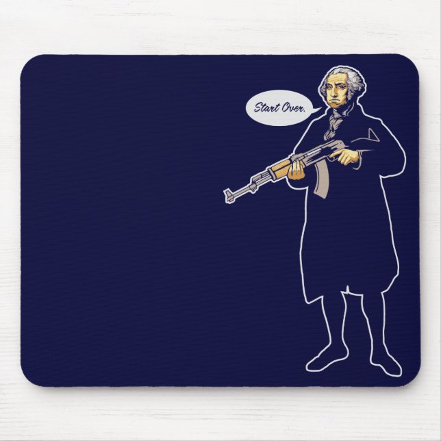 Washington "start över" Mousepad Musmatta (Framsidan)