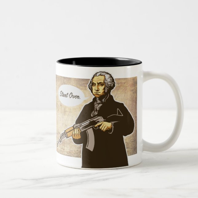 Washington "start över" muggar (Höger)