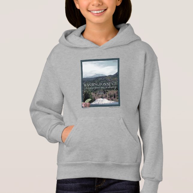 Washington State Affischkonst T Shirt (Framsida)