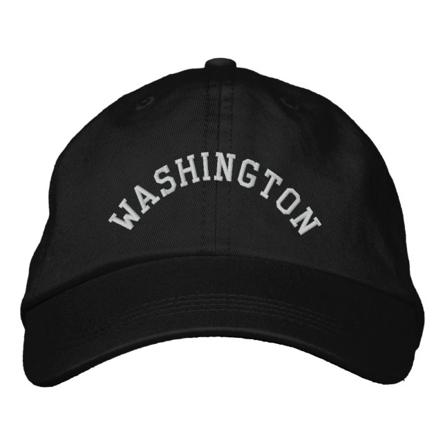 Washington State Embroized Broderad Keps (Framsida)