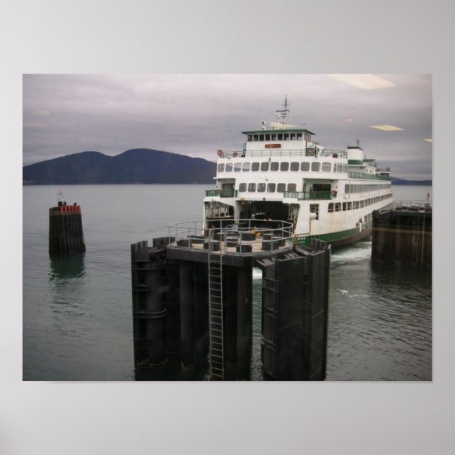 Washington State Ferry Poster (Framsidan)