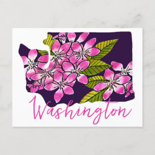 Washington State Flower Vykort