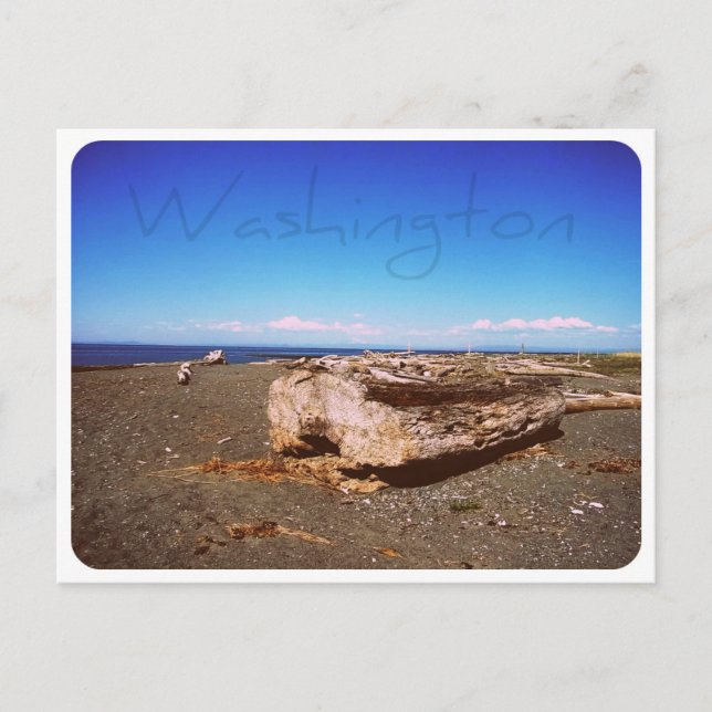 Washington State Kust: Foto Vykort (Framsida)