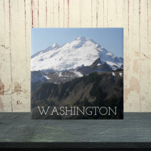 Washington State Mount Baker liggande Kakelplatta