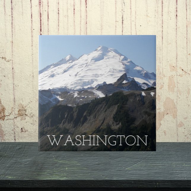 Washington State Mount Baker liggande Kakelplatta (In Situ)