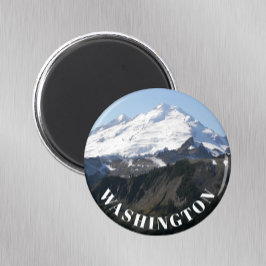 Washington State Mount Baker Photo Magnet
