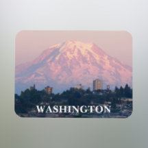 Washington State Mount Rainier liggande