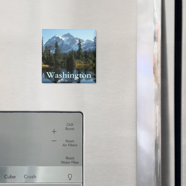 Washington State Mount Shuksan Ligcape Magnet (In Situ (Fridge))
