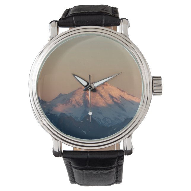Washington State, North Cascades. Mount Baker Armbandsur (Framsida)