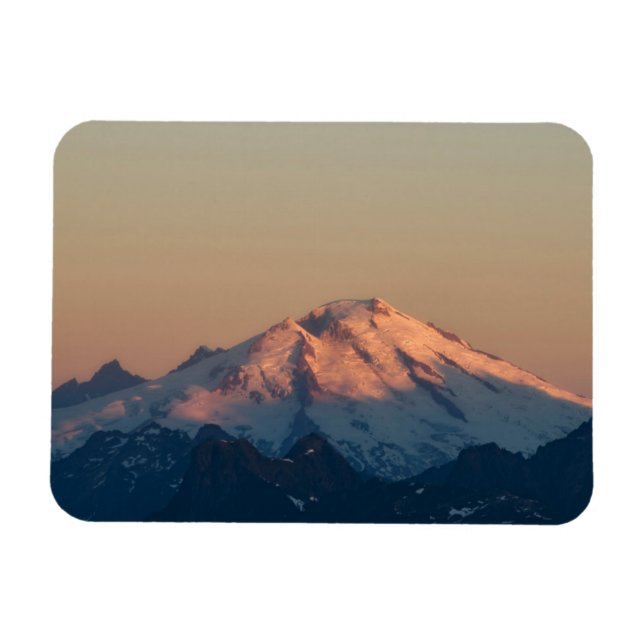 Washington State, North Cascades. Mount Baker Magnet (Horisontell)