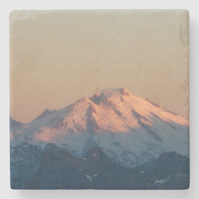 Washington State, North Cascades. Mount Baker Underlägg Sten (Framsidan)