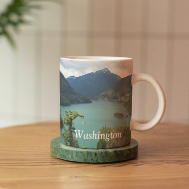 Washington State North Cascades Photo Kaffemugg (In Situ Coaster)