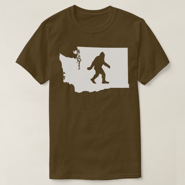 Washington State Sasquatch T Shirt (Design framsida)