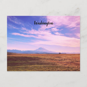 Washington State Sunset-vykort Vykort