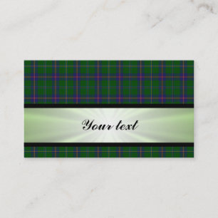Washington State Tartan with Ribbon Visitkort