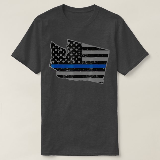 Washington State Trooper Seattle Police Department T Shirt (Design framsida)