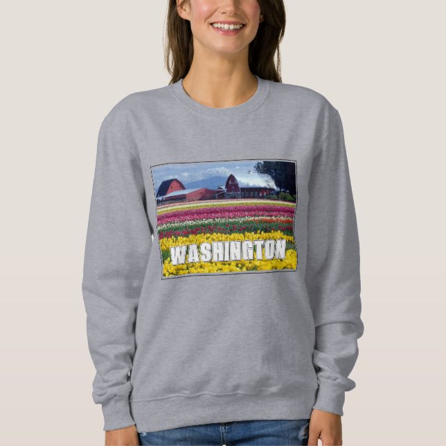 Washington State | Tulpanfält T Shirt (Framsida)