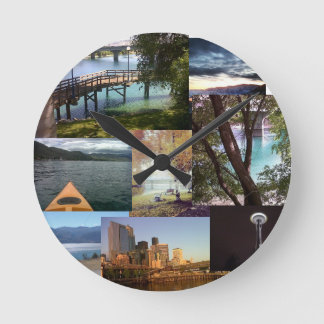 Washington State Wall Clock Rund Klocka