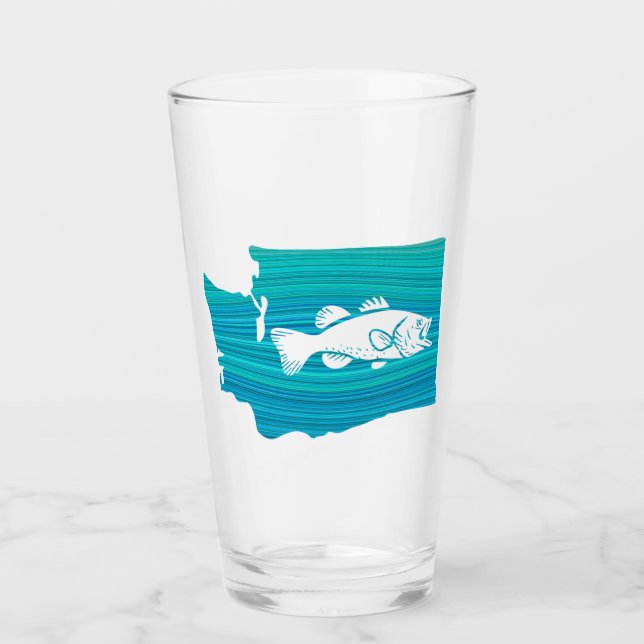 Washington State Wave Fishing Glaskopp (Framsida)