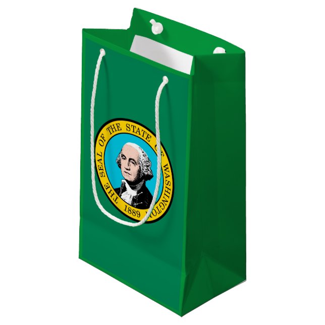 Washington Statlig flagga Design (Framsidan Vinklad)