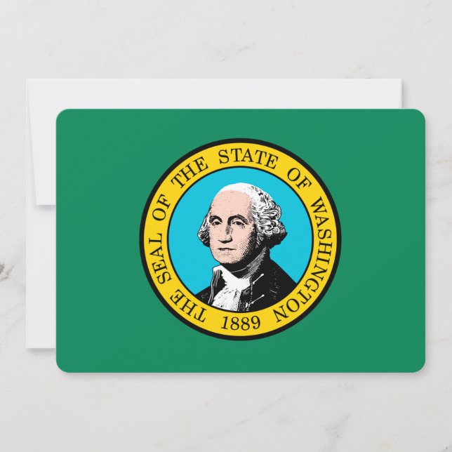 Washington Statlig flagga Design (Framsida)