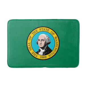 Washington Statlig flagga Design Badrumsmatta