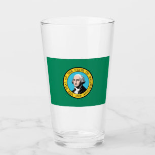 Washington Statlig flagga Glaskopp