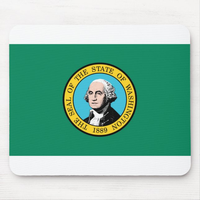 Washington Statlig flagga Musmatta (Framsidan)
