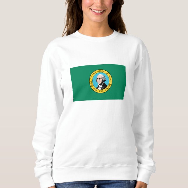 Washington Statlig flagga T Shirt (Framsida)