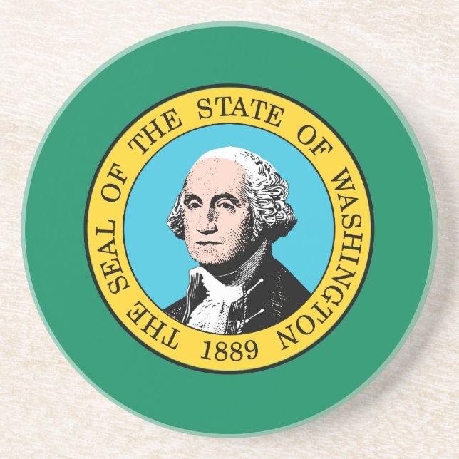 Washington Statlig flagga Underlägg (Framsidan)