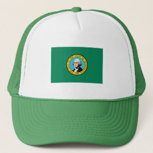 Washington Statlig flagga USA Keps