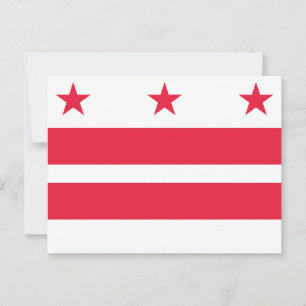 Washington Statsflagga Resa Vykort