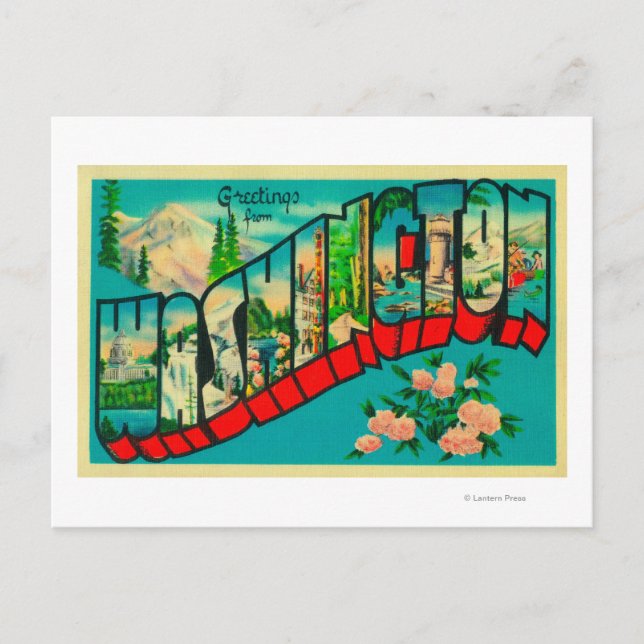 Washington - Stora Brev-scenen Vykort (Framsida)