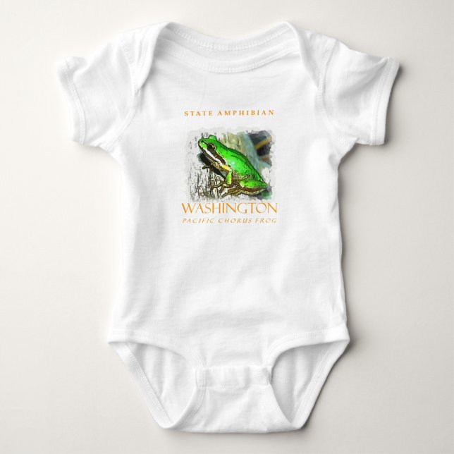 Washington Territory Amfibie Stillahavs-Körsbär  T Shirt (Framsida)