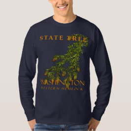 Washington Territory Träd Västra Hemlock Gran T Shirt