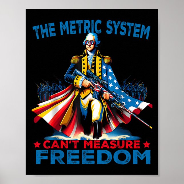Washington The Metric System Can't Measure Dom  Poster (Framsidan)