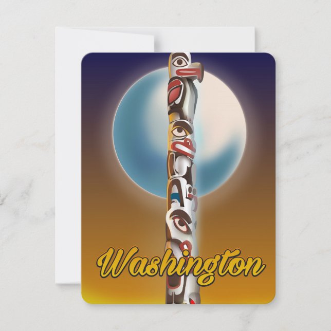 Washington Totempål (Framsida)