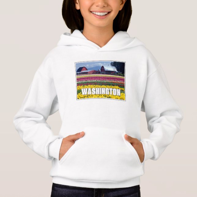 Washington | Tulpanfält T Shirt (Framsida)